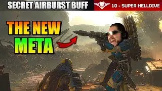 The Hidden Airburst Rocket Launcher Buff is Absolutely INSANE - Helldivers 2 Hardest Difficulty Bots