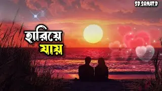 হারিয়ে যায় || SD.SANAT.D || New Bangla Sad Song 2k26 || Official Lyrical song 2k26 || Lofi Remix 