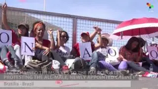 Feminist Activists Protest Rousseff Ouster