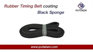 Rubber Timing Belt coating Black Sponge