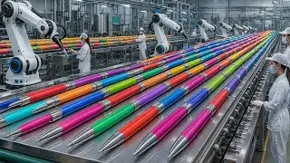 How Millions of Ballpoint Pens Are Made Every Day (Full Process)