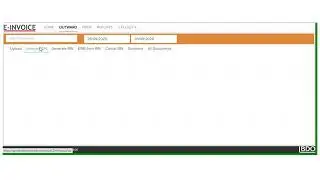 E-invoice Data Upload & IRN Generation