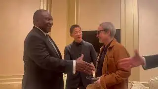 Cyril Ramaphosa holds a meeting with Group Chief Executive Officer of Group 42, Mr Peng Xiao