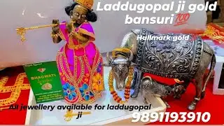 Laddugopalji design gold bansuri💯#hallmark #viralvideo @bhagwatijewellers5866 #janmashtamispecial