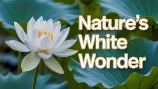 Rainy Morning with Birdsong at Lotus Lake &mdash; Nature ASMR