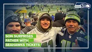 Son surprises dad with Seahawks NFC Championship tickets
