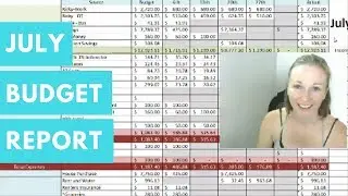 July 2018 Budget Report | We Bought A House | Roof Damage Update