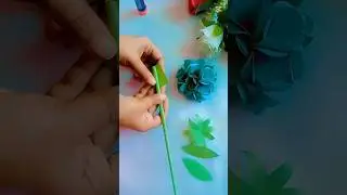 paper flowers making #shortsfeed #shortsviral