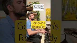 Gershwin&rsquo;s unique blend #gershwin #rhapsody #piano #classicalmusic #jazz #blues #musicappreciation