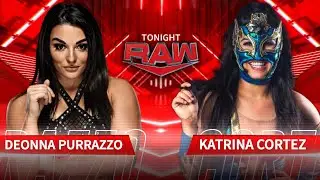 RAW || DEONNA PURRAZZO VS KATRINA CORTEZ ||
