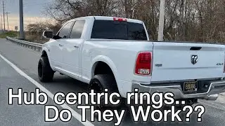 Trying out some hub centric rings to help with some vibrations. Let&rsquo;s see if these things work.