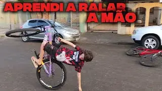 FINALMENTE!! Aprendi uma MANOBRA nova de GRAU de BIKE!!