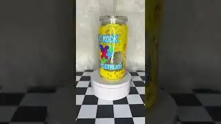 We rock the spectrum #customtumblers #werockthespectrum #snowglobetumblers #lavadriptumbler