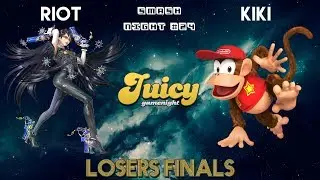 Juicy Smash Night #24 - Losers Finals - Riot v. Kiki