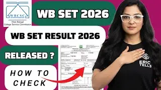 west bengal set result 2026 | wb state eligibility test exam result 2026