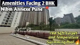 Amenity Facing 2 BHK at Nibm Annexe Pune📍| 788  Sqft | 2 Club House | 20+ Amenities #2bhk  #pune 