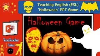 Halloween PPT Game in IWB Class Lesson Plan | TESL Classroom PPT Games