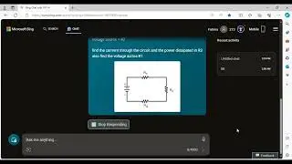 Solve Electric circuit using ChatGPT for non electrical engineering students
