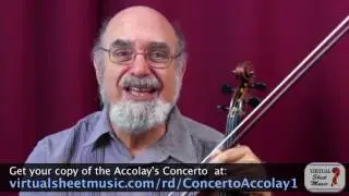 How to Study the Accolay Concerto - Music Video Lesson Preview