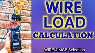 MCB and wire load calculation