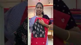 🥳khadi cotton sarees 2 sarees 1 blocks combo 🥳🥳🥳