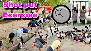 Shot Put Exercise 🔥 Shot Put Event 💯 Fireman Physical 2025 || CG Forest Guard Physical Test 2025 👍