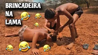 BRINCADEIRA NA LAMA KKKK (ISRAEL E A TURMA DO SÍTIO) #viral #engraçado #sitio #youtubevideo #humor