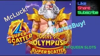 Bonus Buy! Gates Of Olympus Super Scatter! #bonusbuy #mcluck #bigwin