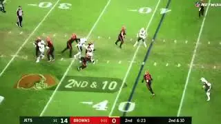 2018 NFL Week 3: Jets vs Browns - Tyrod Taylor Takes a Dive or Injured?