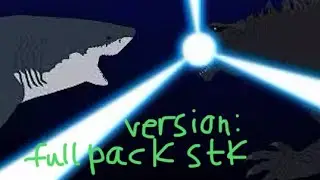 Godzilla vs Mega shark (Sticknodes animation) but in a full pack version 