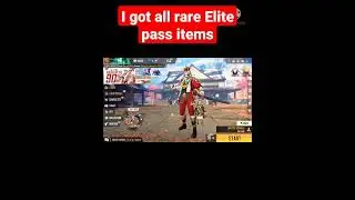 #shorts #ytshorts I got all rare Elite pass items #rare #ff