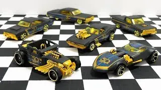 Hot Wheels Black And Gold 50th Anniversary Series Unboxing