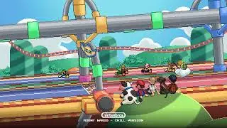 Mario Kart - Mount Wario... and it's chill with rain / lofi music