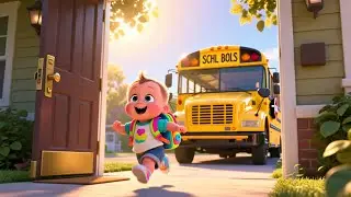 Beep Beep School Bus Song for Babies 🚌 | Learn ABC | Kids Nursery Rhyme