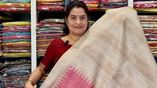 ✨ Ghicha Tassar Sarees &ndash; Rustic Texture, Natural Elegance & Handcrafted Charm ✨ | #saree
