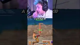 Ninja gets upset at a Little Kid #ninja #fortnite