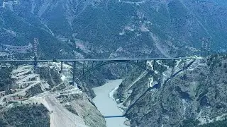 India's Record-Breaking Chenab Bridge Inaugurated by PM Modi