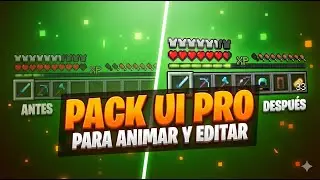 Pack de UI para Animar Minecraft | Men&uacute;s + Hotbar + Iconos GRATIS