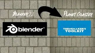 How to make a Thememaker's Toolkit Item with Blender 2.8? |Planet Coaster|