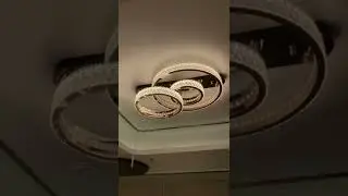 【Crystal Chandelier】Crystal LED ceiling light | Modern chandelier #crystal #ytshortsvideo