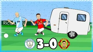 HAALAND SCORES 2💥💥 Man City 3-0 Man Utd Premier League Highlights