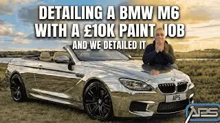 Detailing a BMW M6 with a &pound;10k Factory paint job