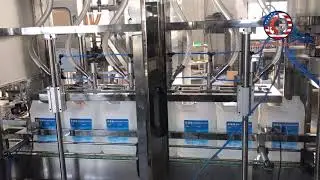 Automatic engine oil lubricate oil barrel filling machine oil filler line