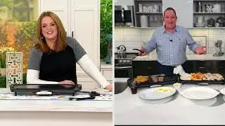 GreenPan Bistro XL Nonstick Electric Griddle on QVC