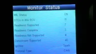 OBDMATE OM580 OBDII EOBD Code Read Scanner operation video demo