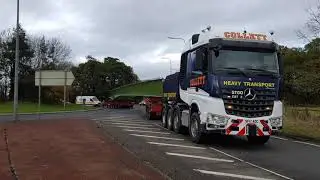 Paired Girder Heads out of Darlington