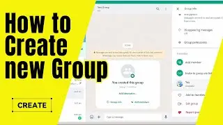 How to Create a New WhatsApp Group on Web | Step-by-Step Guide