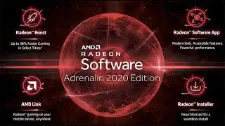 Новый видео драйвер AMD adrenalin 2020 edition!