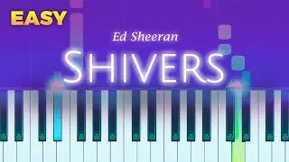 Ed Sheeran - Shivers - EASY Piano TUTORIAL by Piano Fun Play