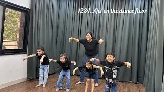 One two three four get on the dance floor| Kids choreography | Kids dance | Easy dance steps